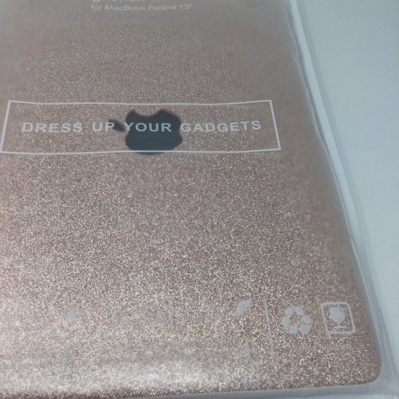 Rose Gold Glitter Hardshell Case MacBook Retina 13 - Picture 5 of 10
